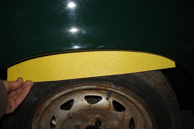 80 grit board paper on tire.JPG and 